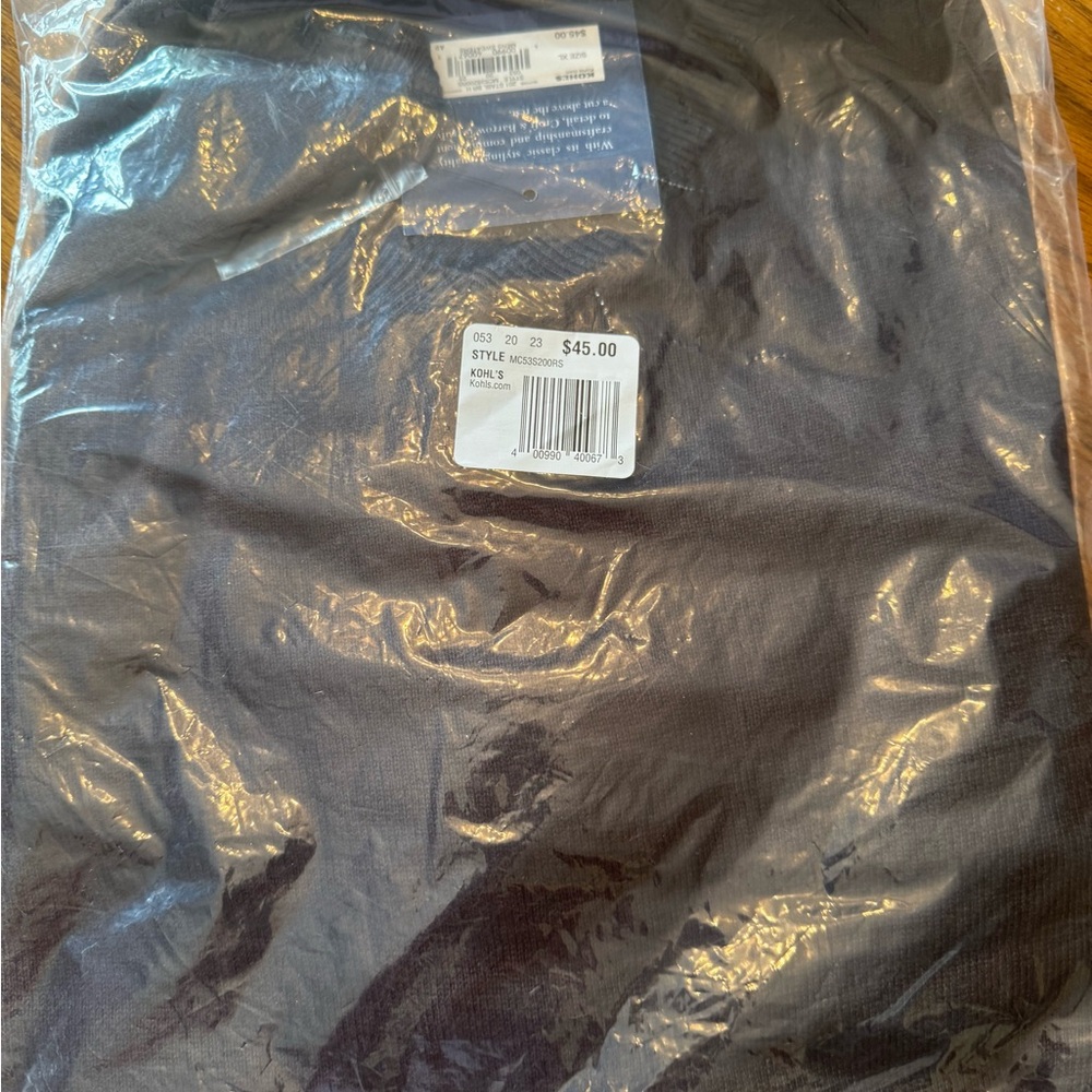 Croft & Barrow Classic Dark Gray Sweater